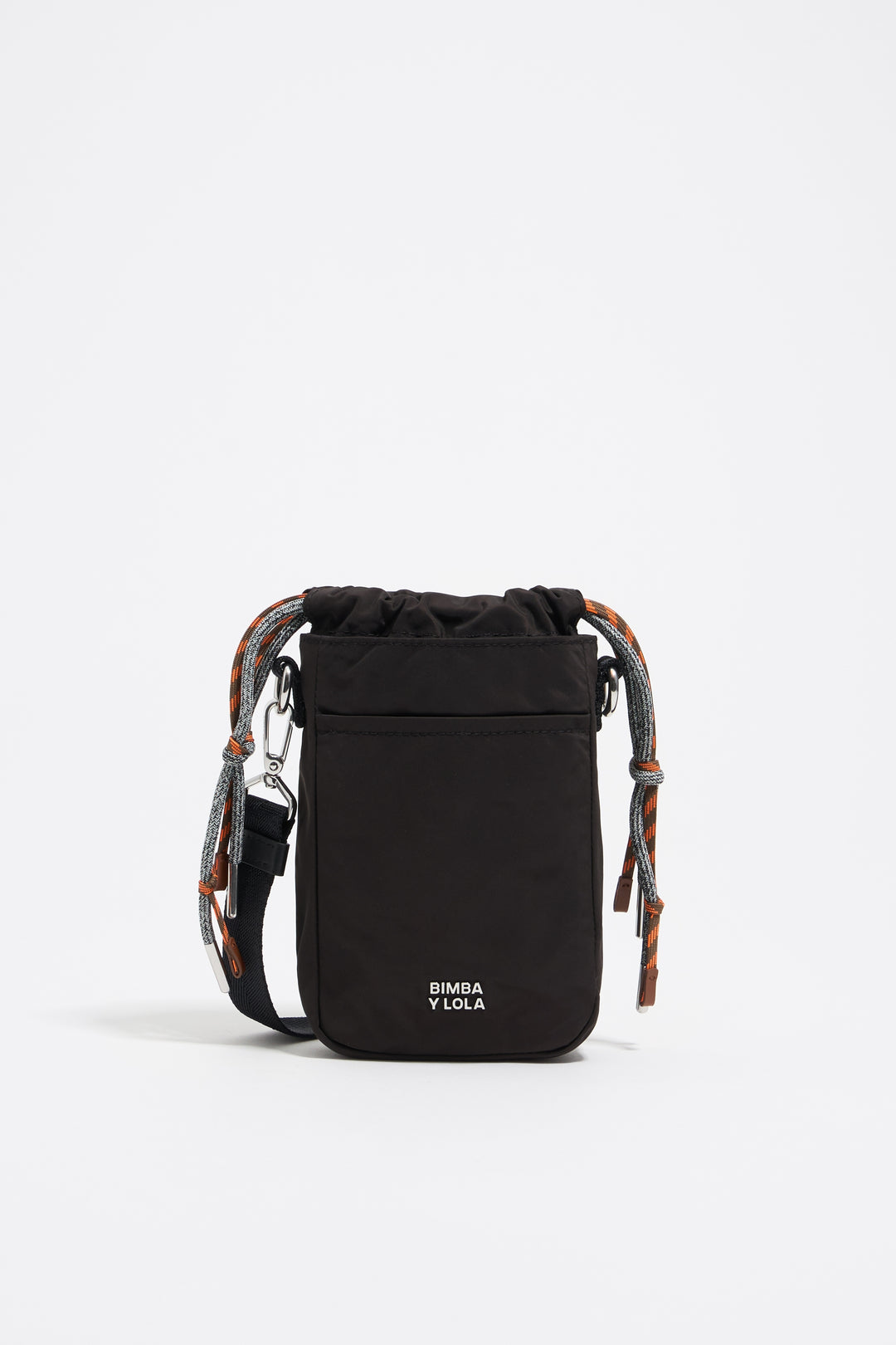 Black nylon mini bag