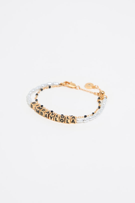 Black Dice logo bracelet
