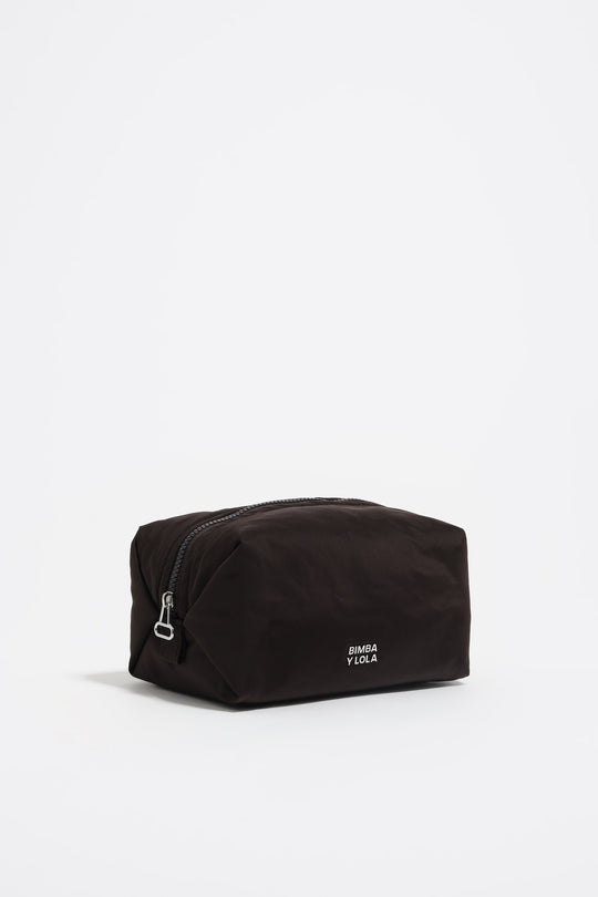 Charcoal nylon make-up case