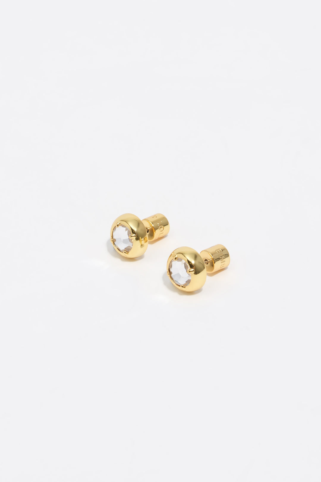 Gold crystal earrings
