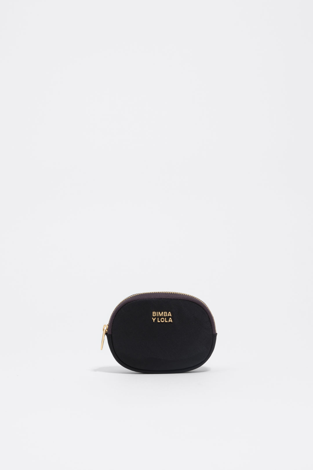 Black nylon coin purse