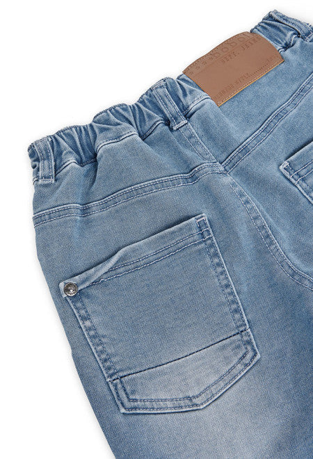 Denim bermuda shorts knit for boy - 590127