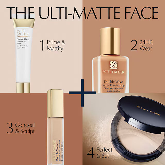 Double Wear
Stay-in-Place Matte Setting Powder Veil