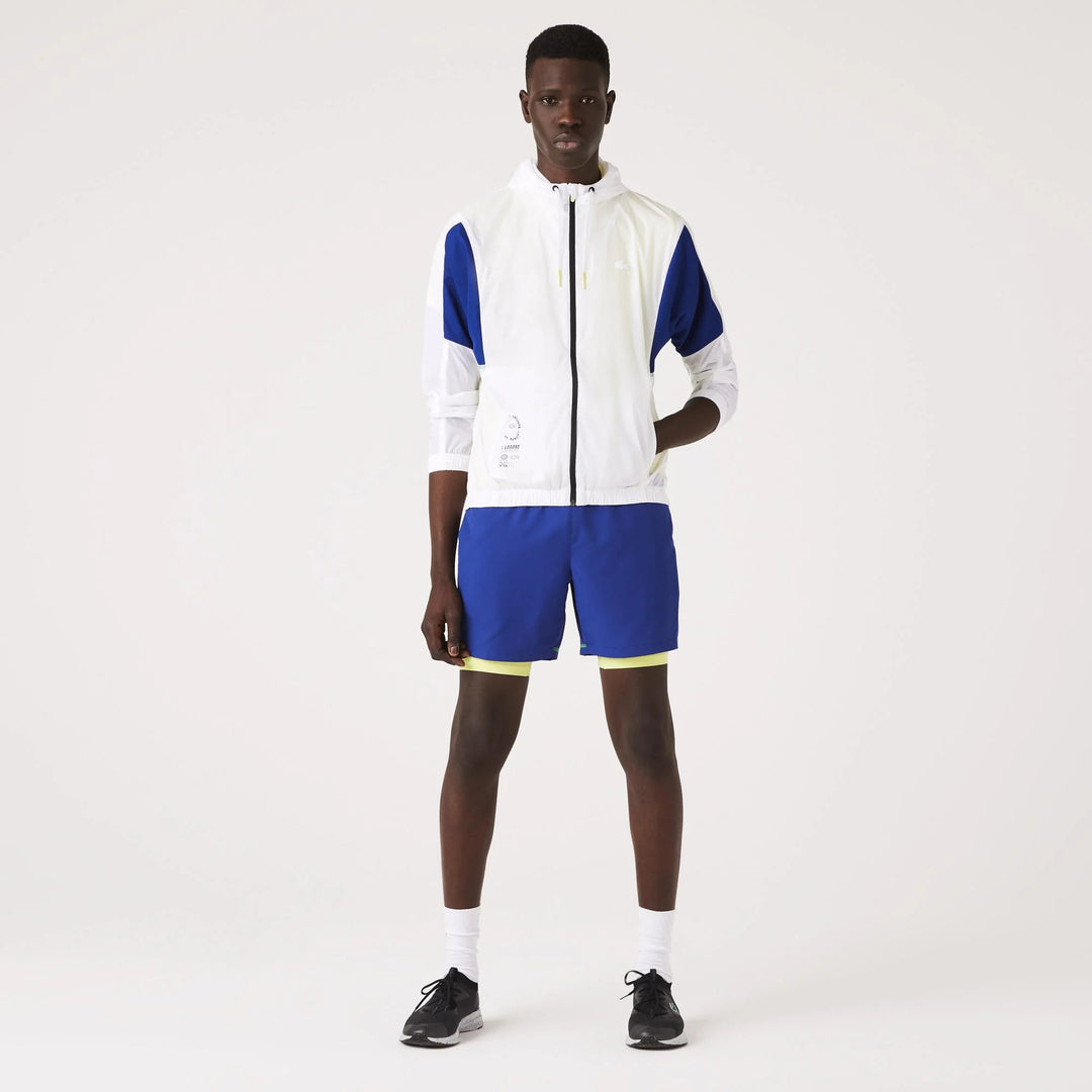 Men's Lacoste Sport Collapsible Nylon Zip Parka