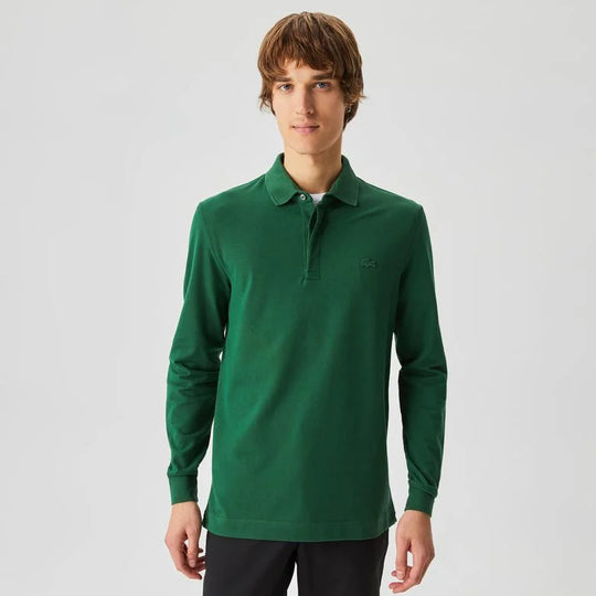 Smart Paris long sleeve stretch cotton Polo Shirt - PH2481