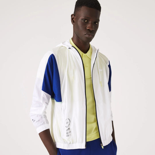Men's Lacoste Sport Collapsible Nylon Zip Parka