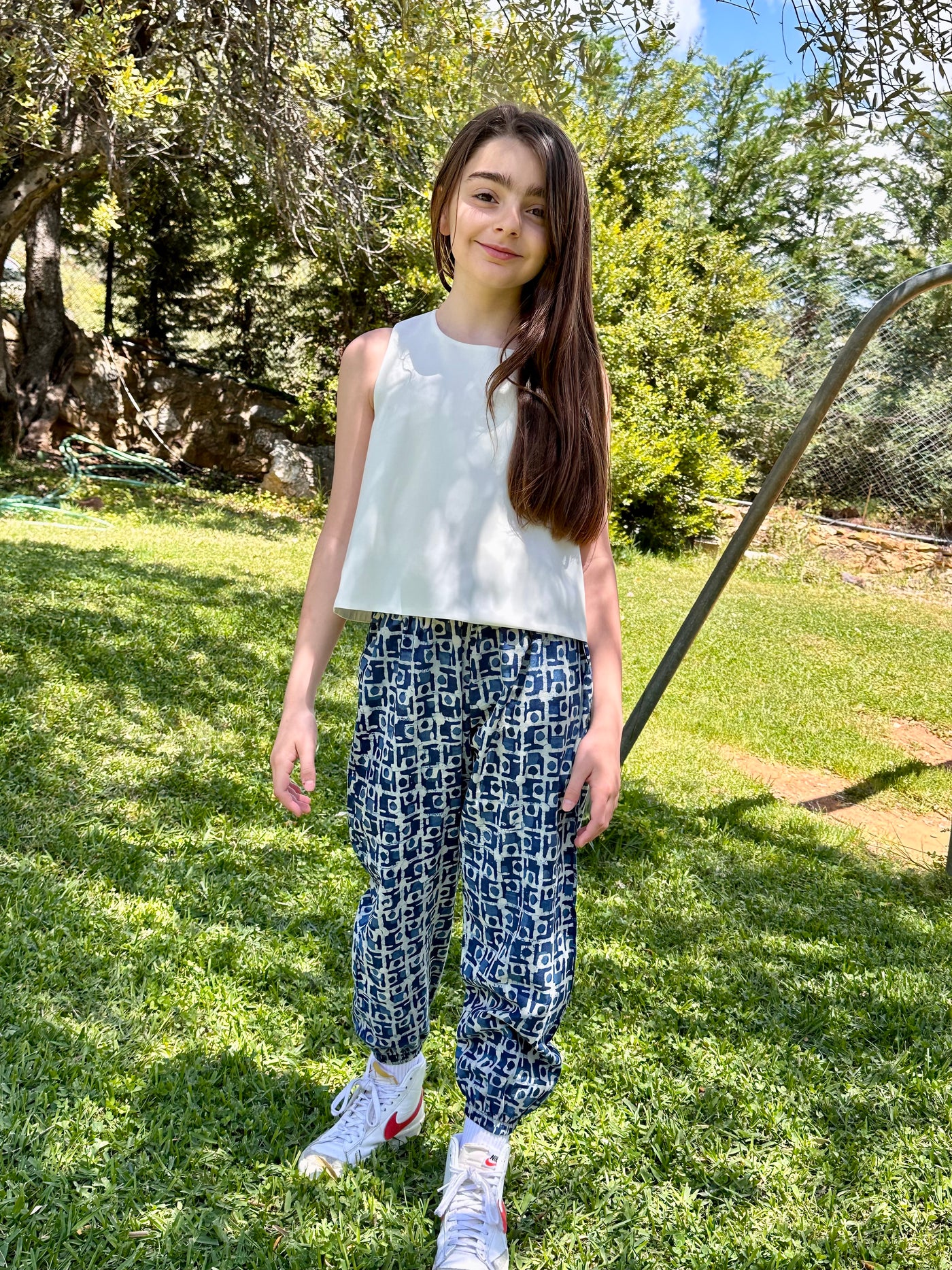 Shop The Latest Collection Of Hippie Heart Celia White Top With Geometric Pants In Lebanon