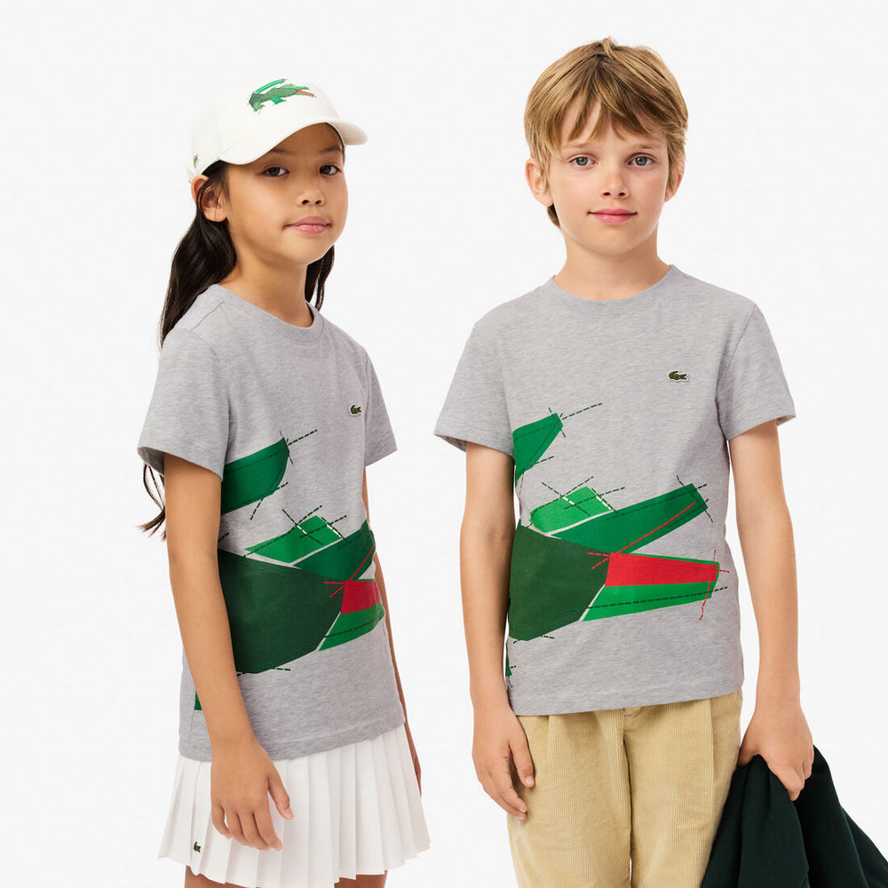 Crocodile Graphic Cotton T-shirt - TJ2578