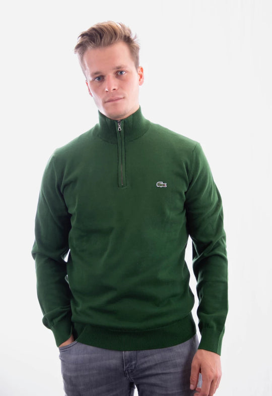 Men's Zippered Organic Cotton Sweater