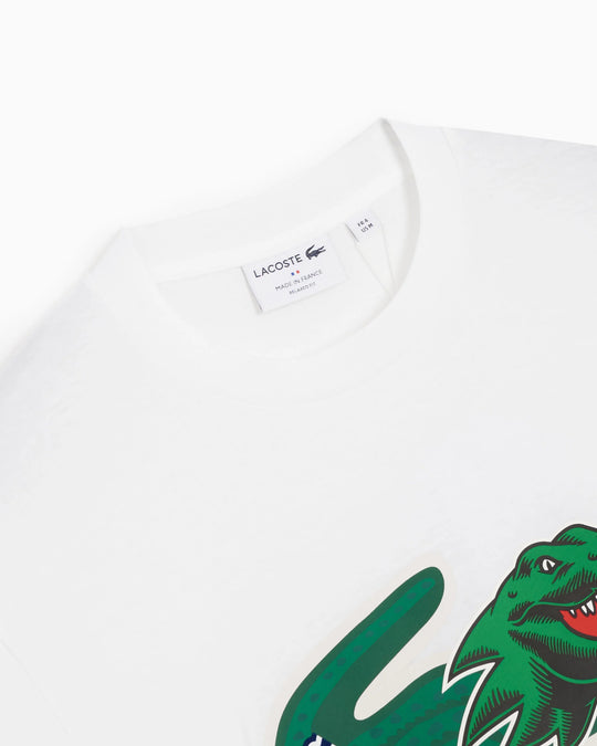 Men's Holiday Relaxed Fit Oversized Crocodile T-Shirt