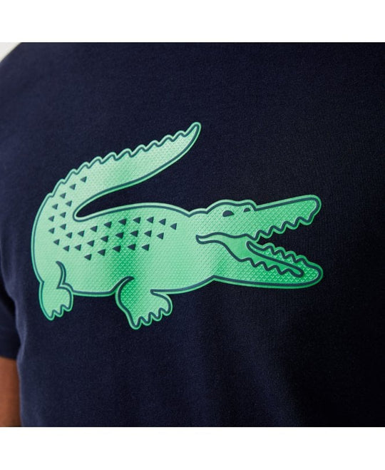 Men's Lacoste SPORT 3D Print Crocodile Breathable Jersey T-shirt - TH2042