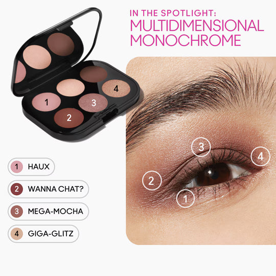 Connect In Colour Eye Shadow Palette: Embedded In Burgundy