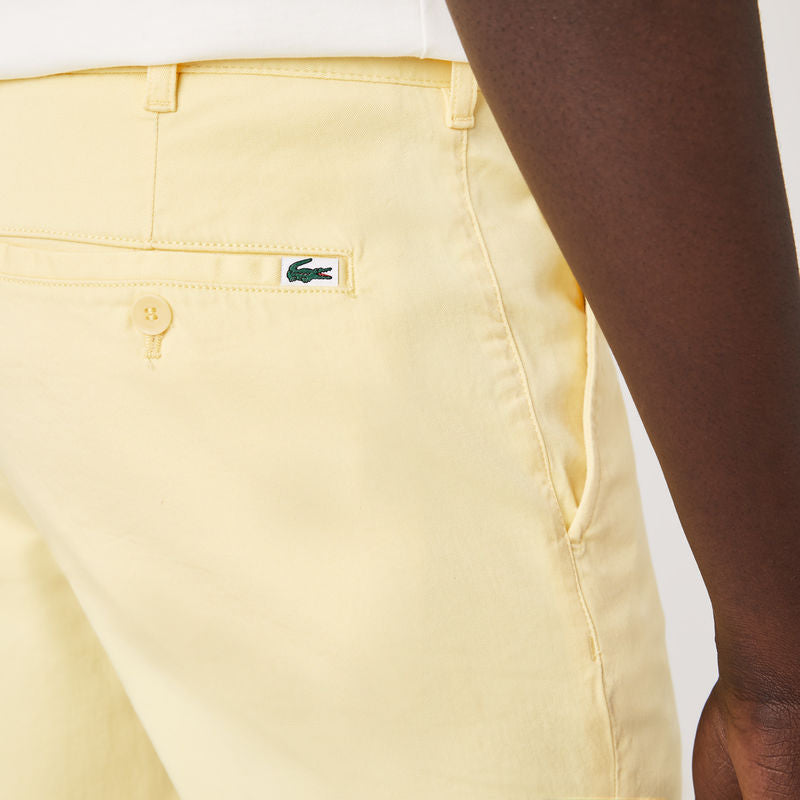 Men's Slim Fit Stretch Cotton Bermuda Shorts - FH2647