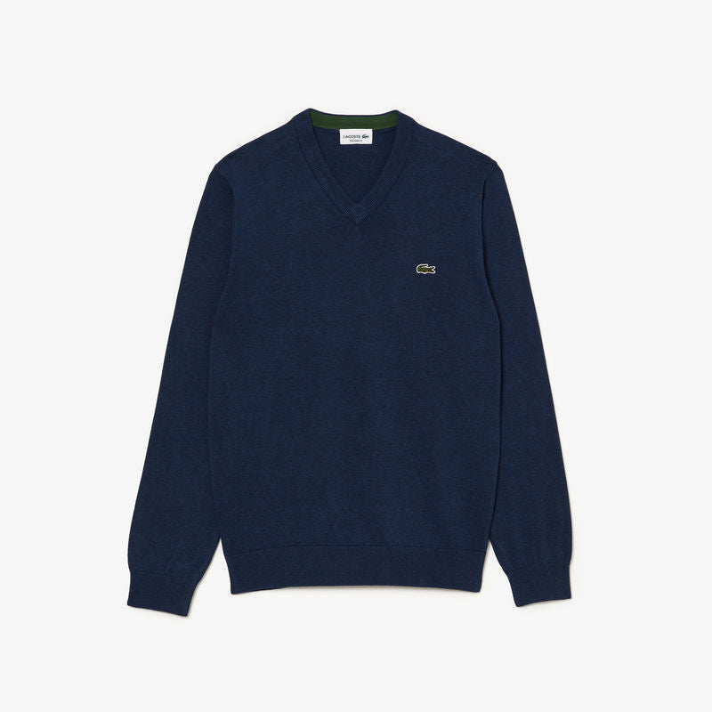 Men's V-neck Organic Cotton Sweater