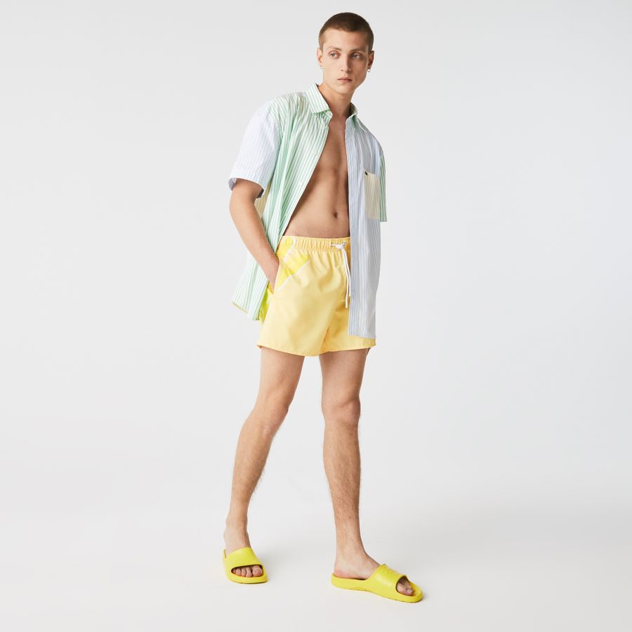 Men's Crocodile Built-In Mesh Boxer Swimming Trunks - MYHOLDAL LEBANON