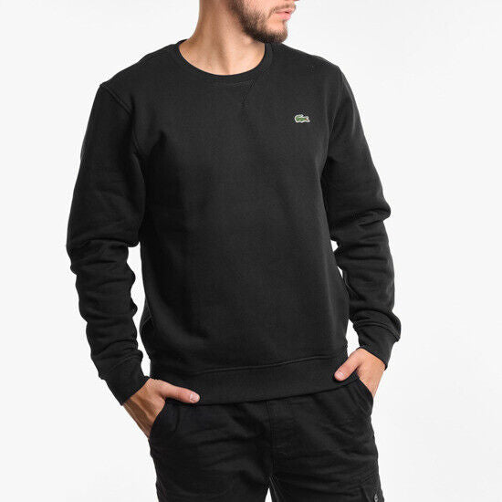 Men's Lacoste SPORT crew neck sweatshirt in solid fleece - SH7613