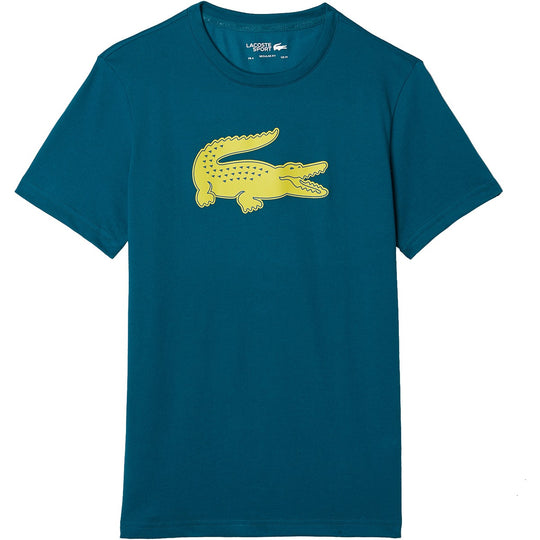 Men's Lacoste SPORT 3D Print Crocodile Breathable Jersey T-shirt