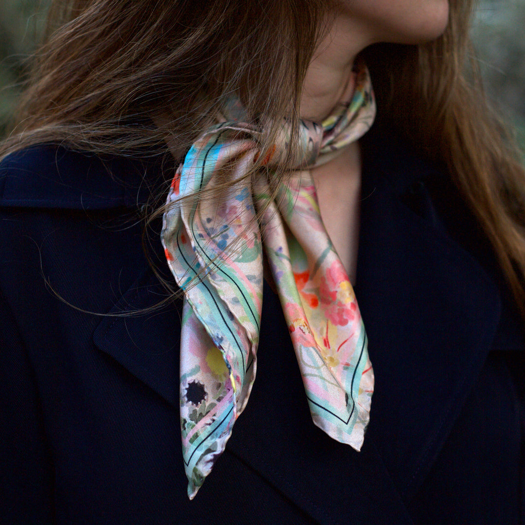 Unicorn Tapestry - Silk Scarf