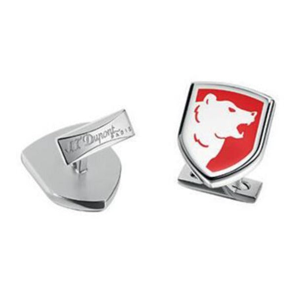 Shop The Latest Collection Of Outlet - S.T. Dupont Blason Red Lacquer Cufflinks - 005743 In Lebanon