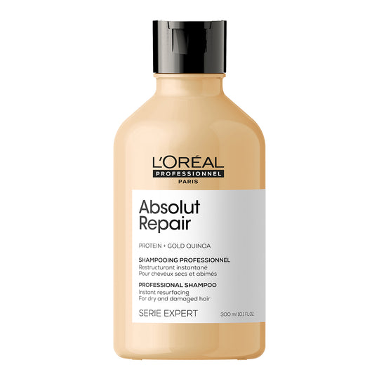 Shop The Latest Collection Of L'Oreal Professionnel Absolut Repair Shampoo With Protein And Gold Quinoa For Dry And Damaged Hair Serie Expert 300Ml In Lebanon