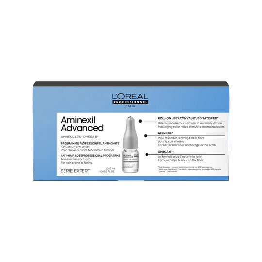 Shop The Latest Collection Of L'Oreal Professionnel Aminexil Advanced Anti-Hair Loss Activator Programme | For Hair Prone To Falling | Serie Expert | 10X6 Ml In Lebanon