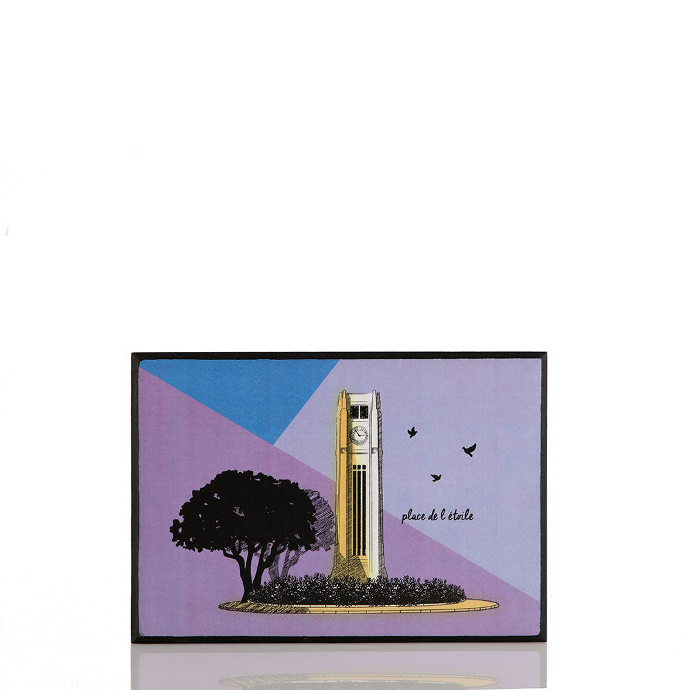 Shop The Latest Collection Of Mouftah El Chark Place De L'éToile Wood Poster - Tab.010207 In Lebanon