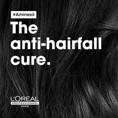 Aminexil Advanced Dual-Action Scalp & Anti-Thinning Hair Treatment For Denser Looking Hair With More Body Professional Anti-Chute Cure Serie Expert 10X6 Ml