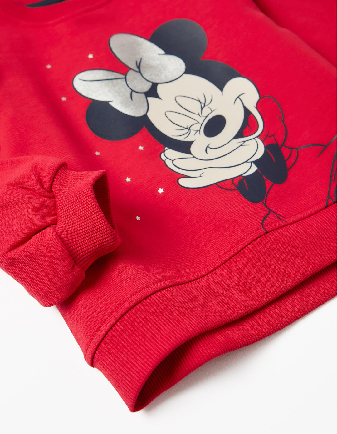 Cotton Sweatshirt for Baby Girls 'Minnie', Red