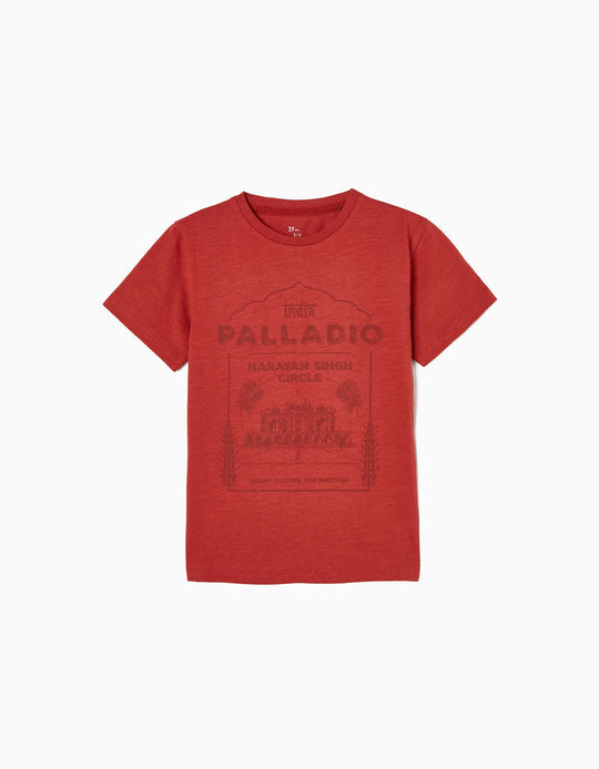 Cotton T-shirt for Boys 'Palladio', Red