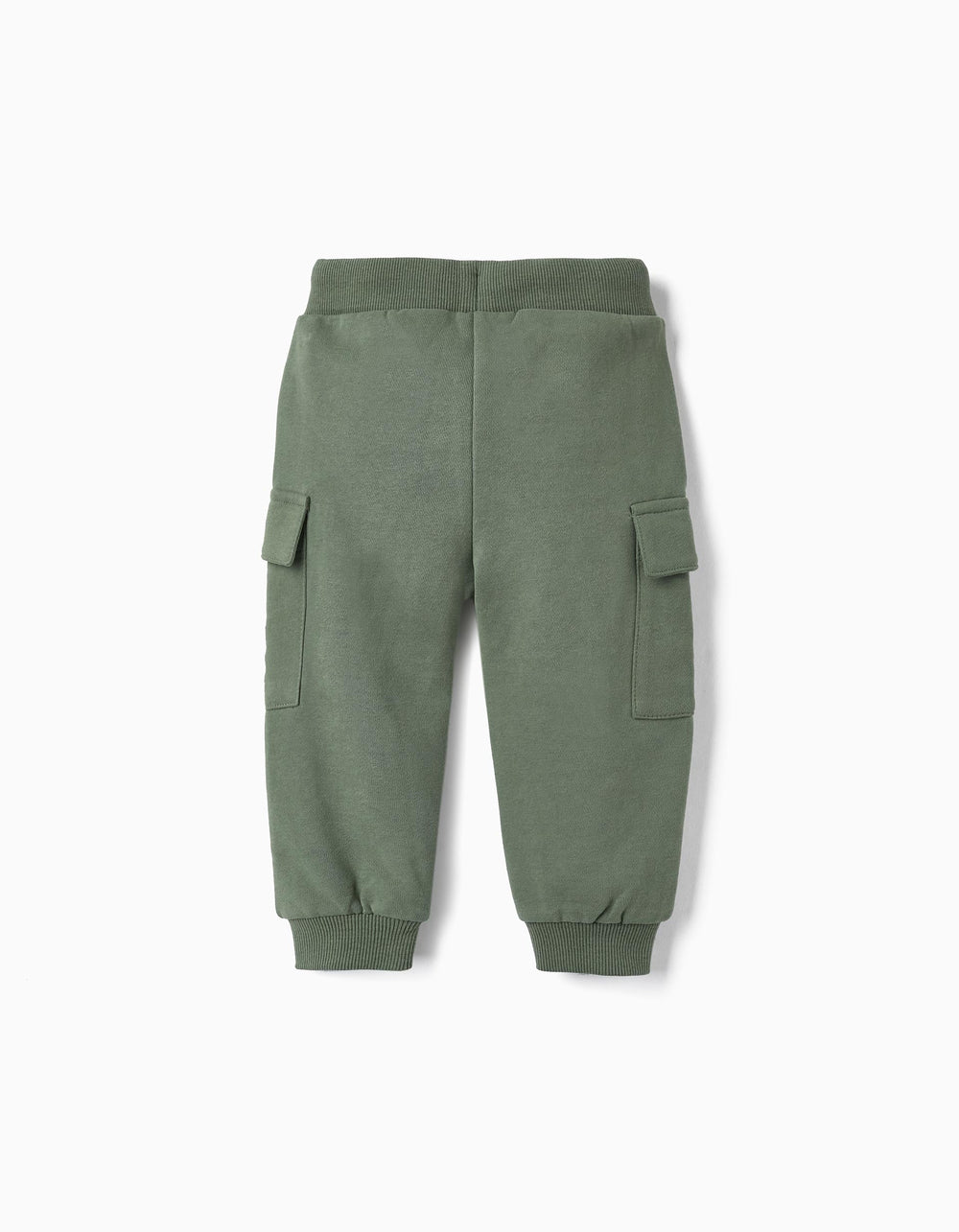 Cotton Joggers for Baby Boys, Dark Green