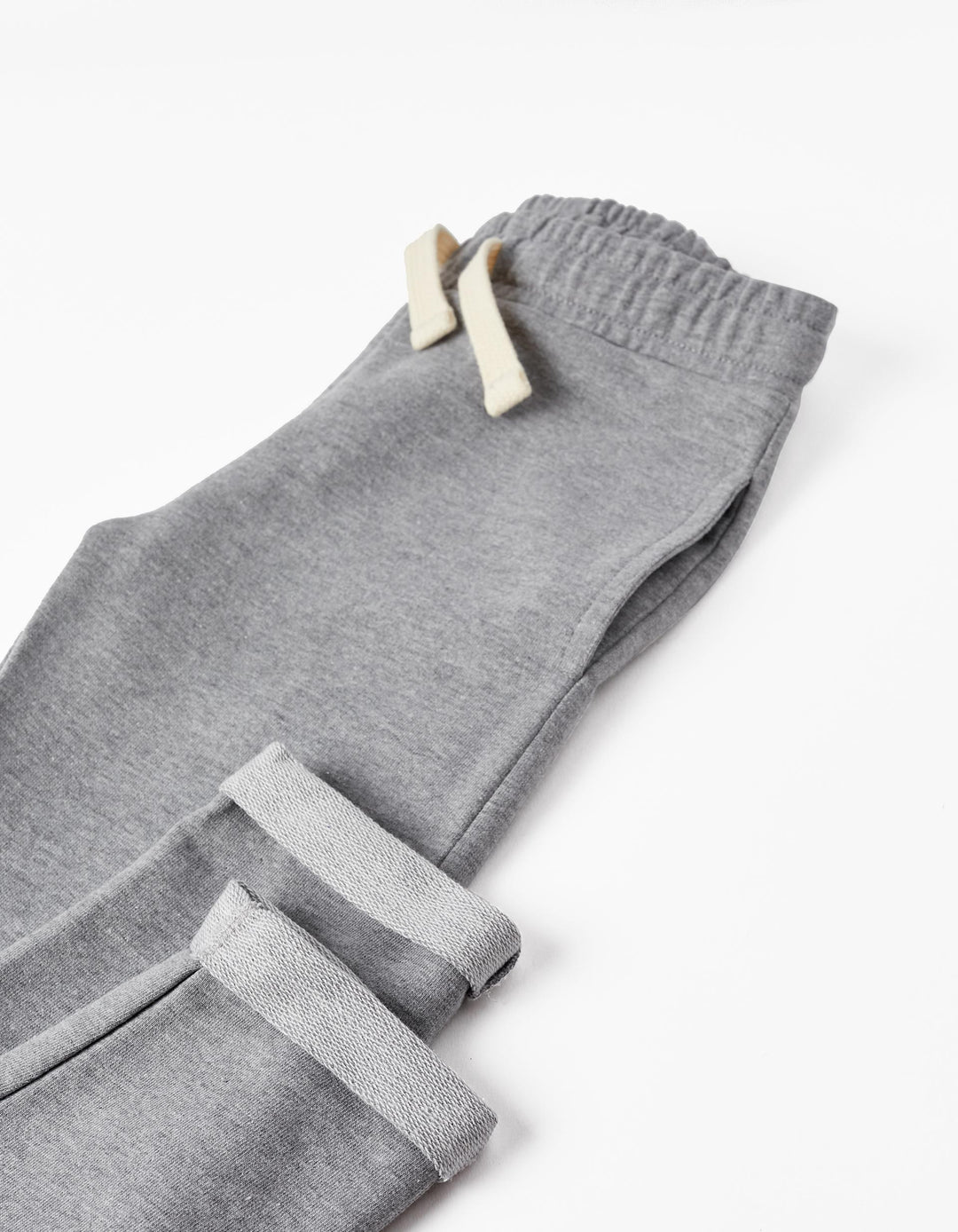 Cotton Joggers for Girls, Grey
