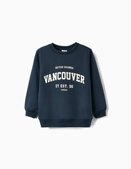Sweatshirt for Boys 'Vancouver', Dark Blue
