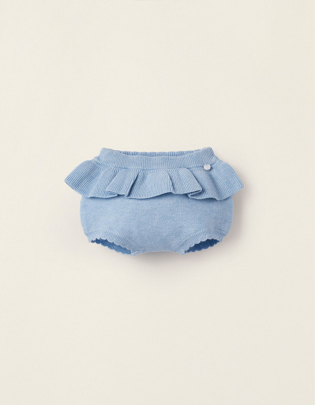 Knit Bloomers for Newborn Baby Girls, Blue