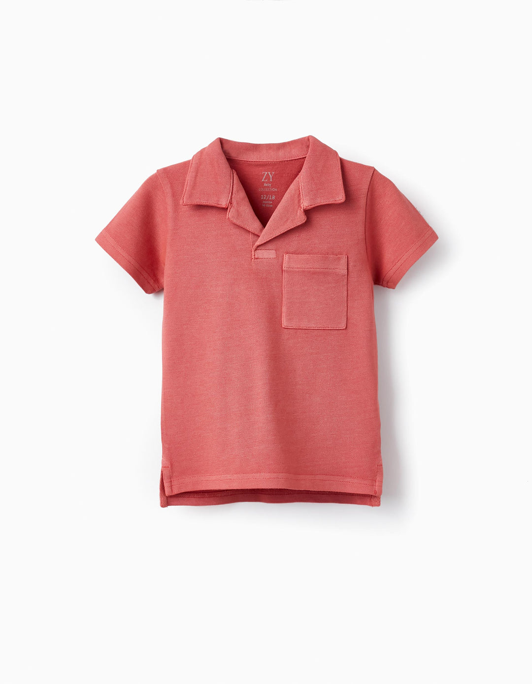 Cotton Piquet Polo Shirts for Baby Boys 'B&S', Red