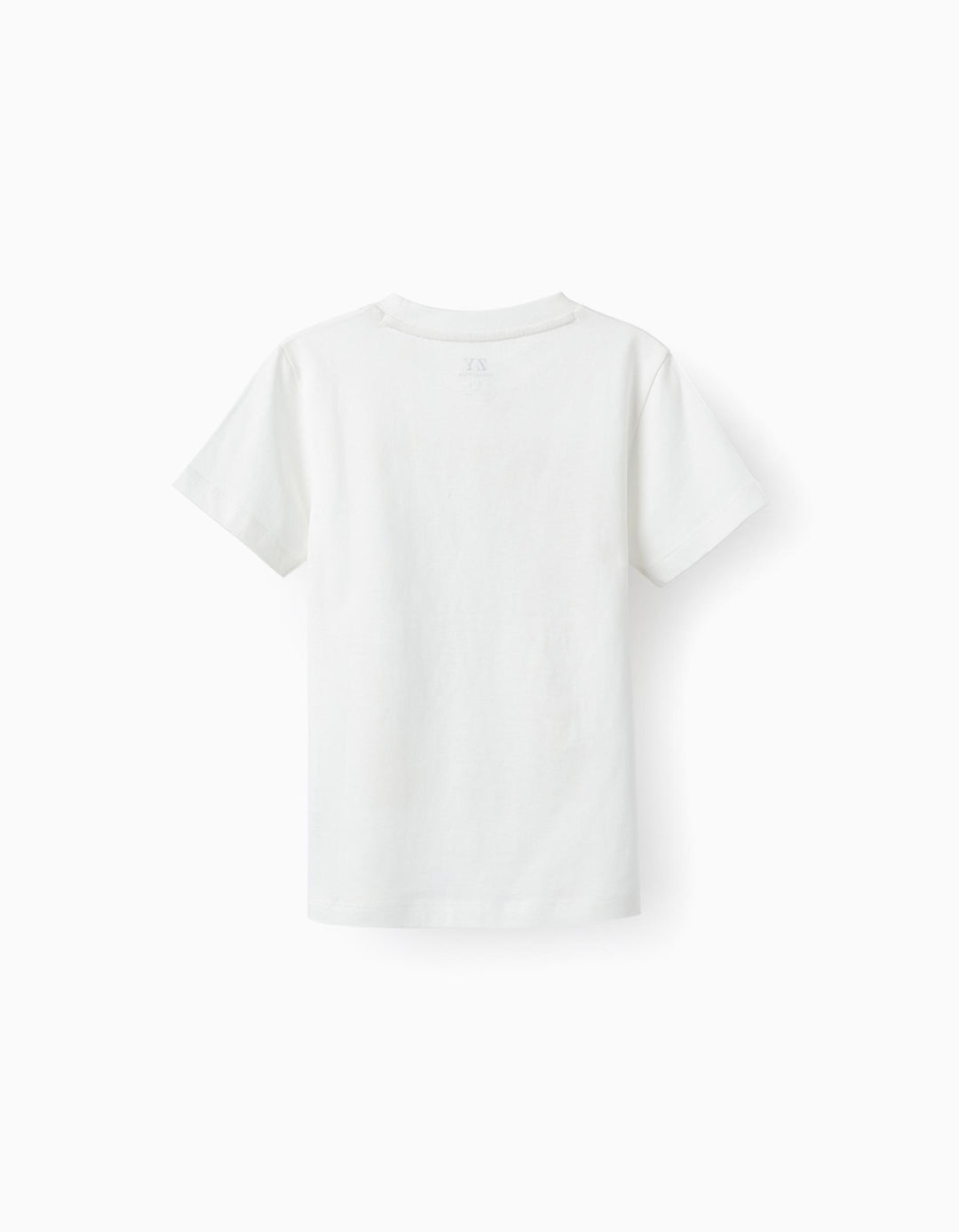 Cotton T-Shirt for boys 'Octopus', White