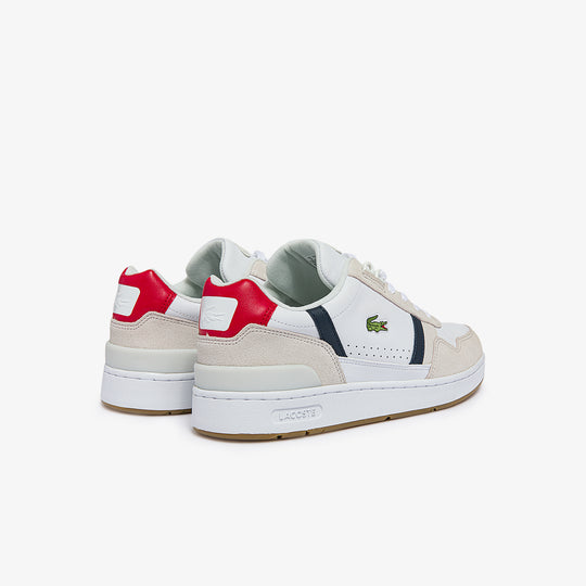Men's T-Clip Tricolour Leather And Suede Trainers - 40Sma0048407