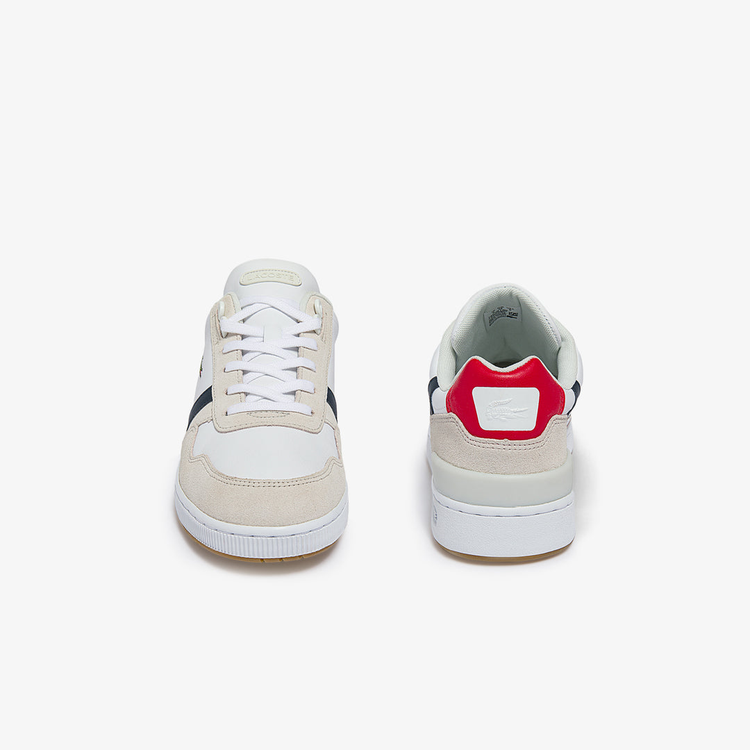 Men's T-Clip Tricolour Leather And Suede Trainers - 40Sma0048407