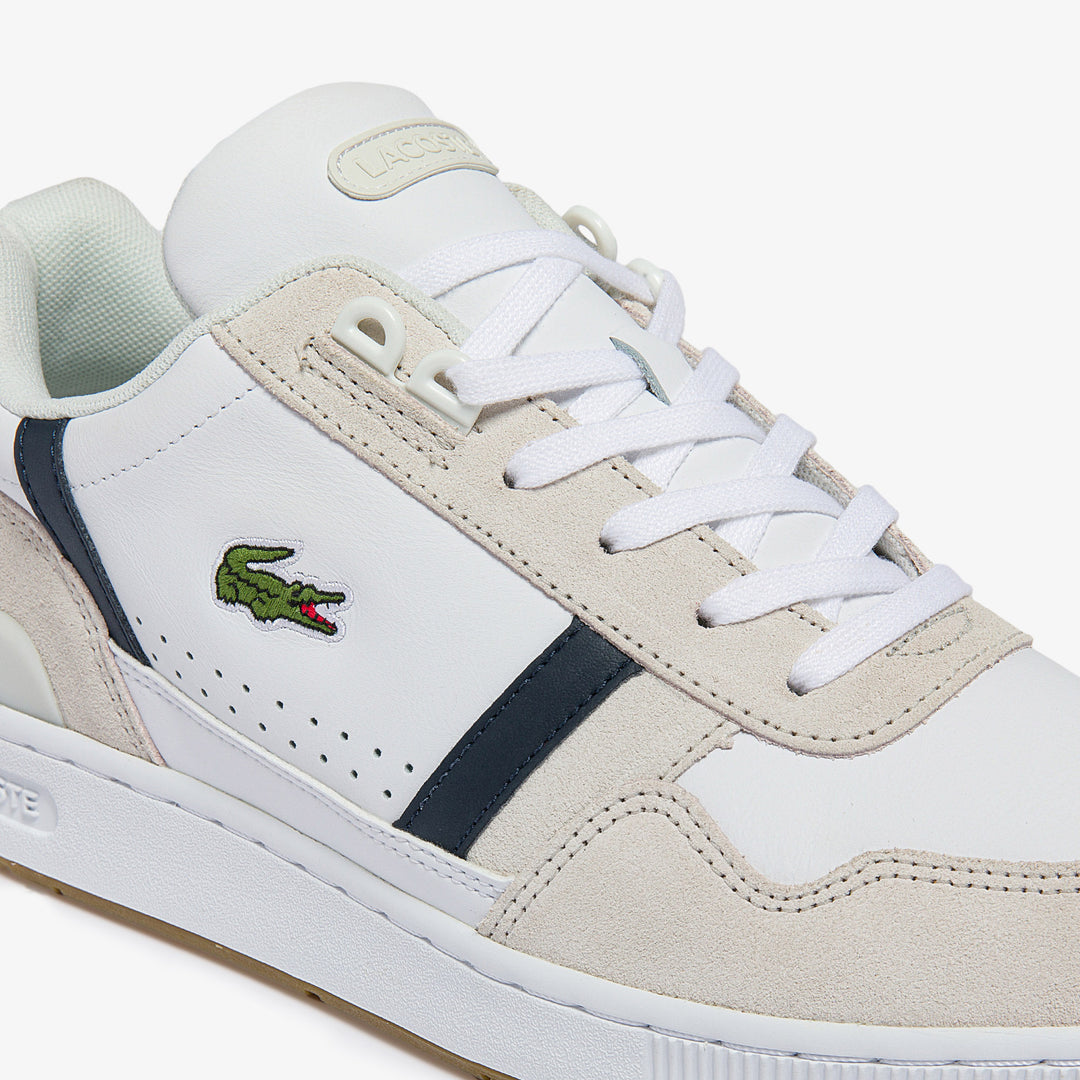 Men's T-Clip Tricolour Leather And Suede Trainers - 40Sma0048407