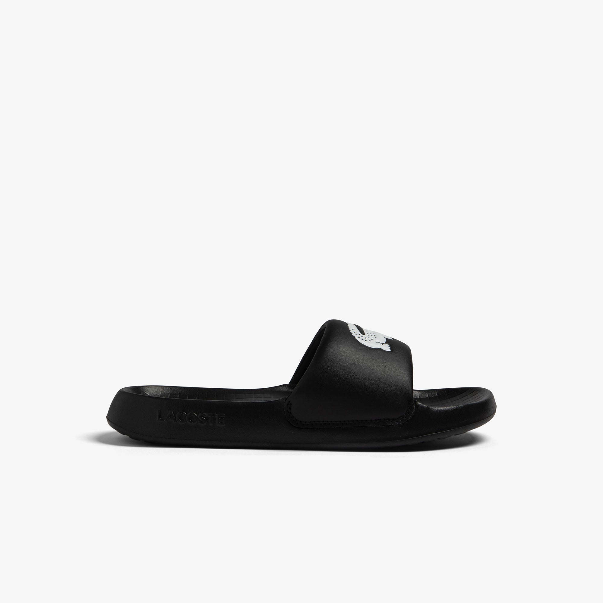 Lacoste best sale sliders junior