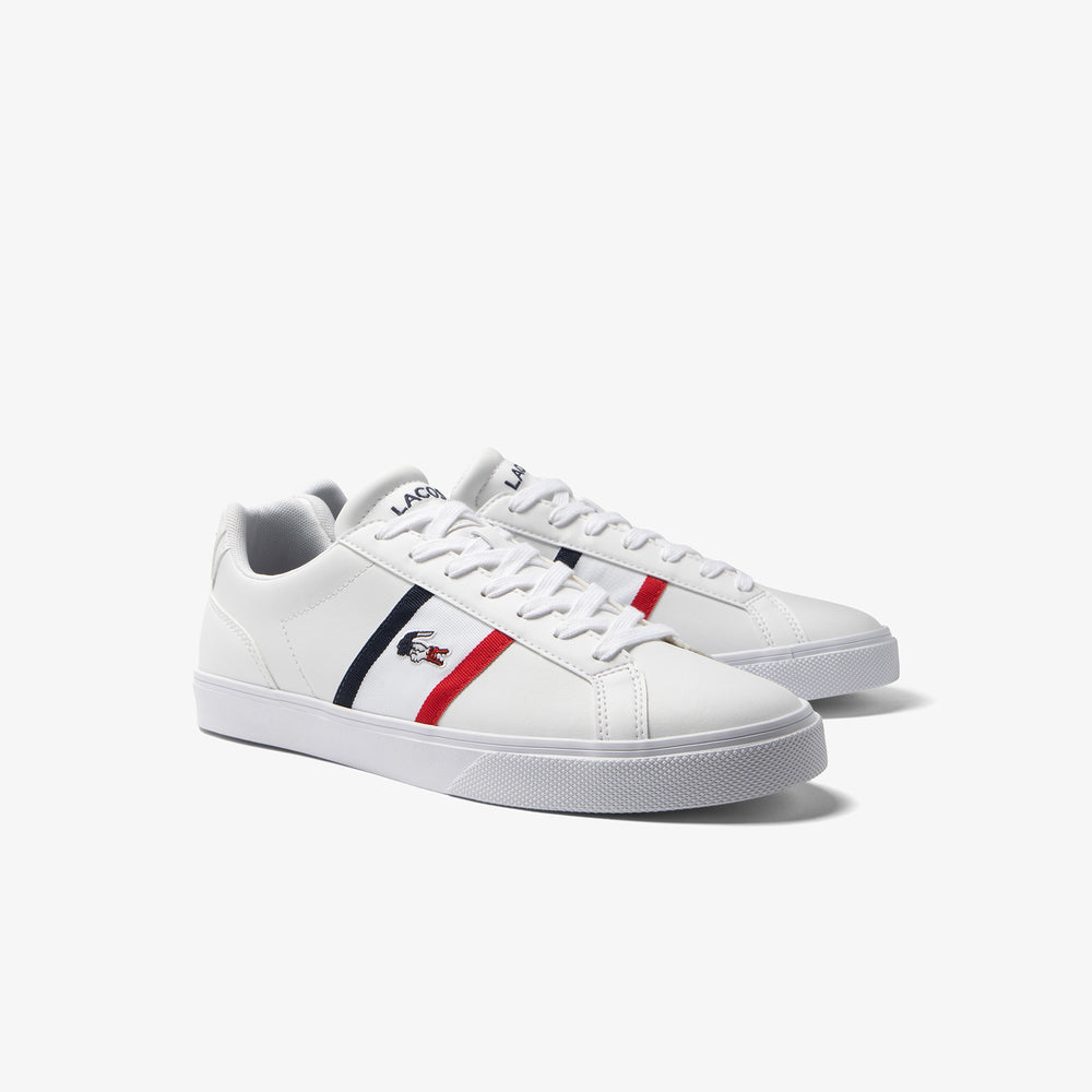 Men's Lacoste Lerond Pro Leather Tricolour Trainers - 45Cma0055407