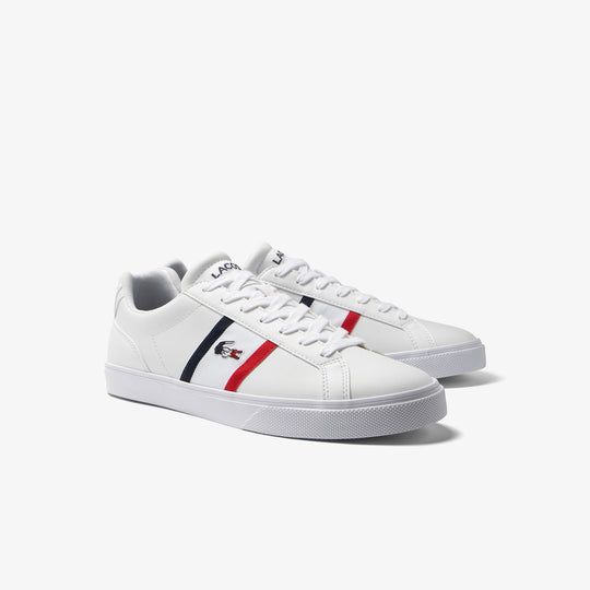 Men's Lacoste Lerond Pro Leather Tricolour Trainers - 45Cma0055407