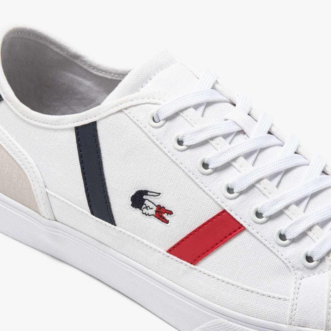 Men's Lacoste Sideline Pro Textile Tricolour Trainers - 45Cma0058407