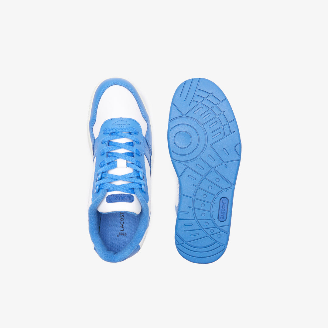 Women's Lacoste T-Clip Leather Colour-Block Trainers - 45Sfa0045080
