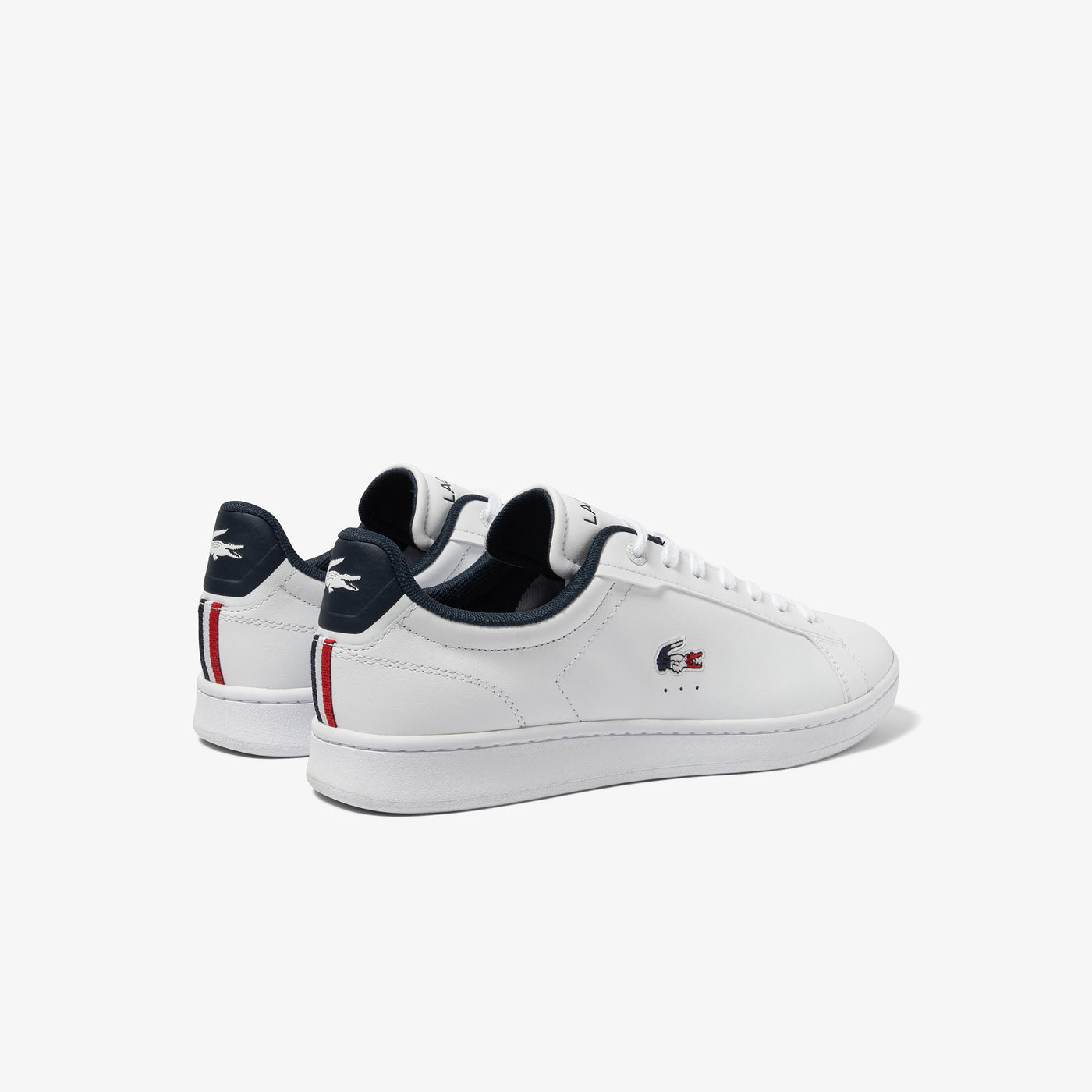 Men's Lacoste Carnaby Pro Leather Tricolour Trainers - 45SMA0114407