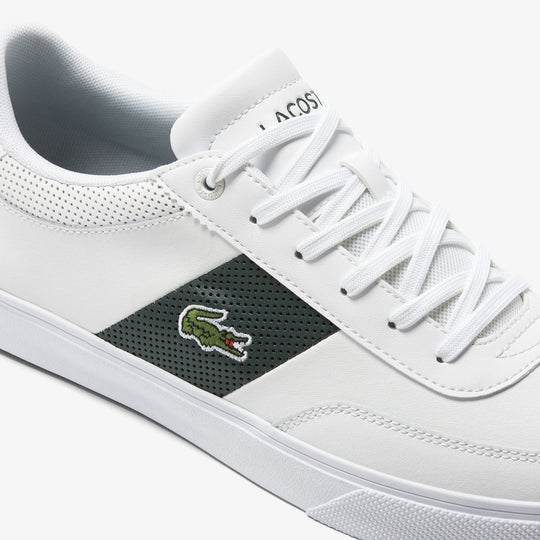 Men's Lacoste Court-Master Pro Textile Colour Block Trainers - 45Sma01211R5