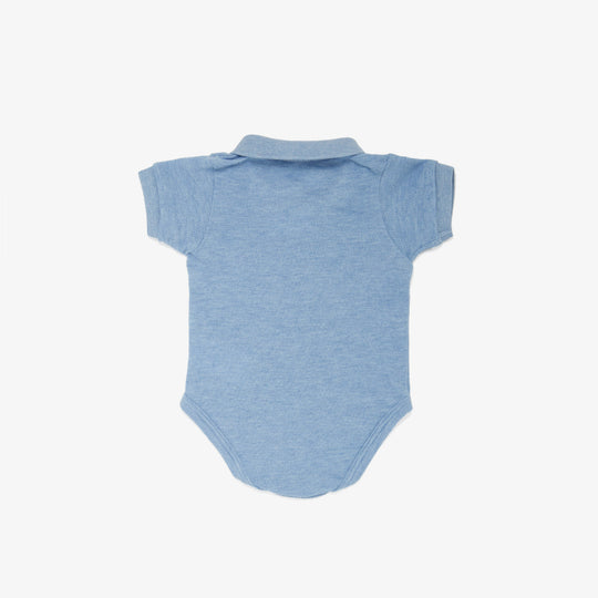 Baby Organic Cotton Pique Bodysuit In Recycled Cardboard Box Set - 4J6963