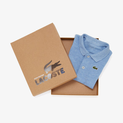 Baby Organic Cotton Piqué Bodysuit In Recycled Cardboard Box Set - 4J6963
