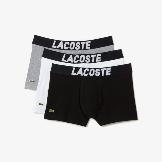 Shop The Latest Collection Of Lacoste Men'S Lacoste Branded Jersey Trunk Three-Pack - 5H2083 In Lebanon