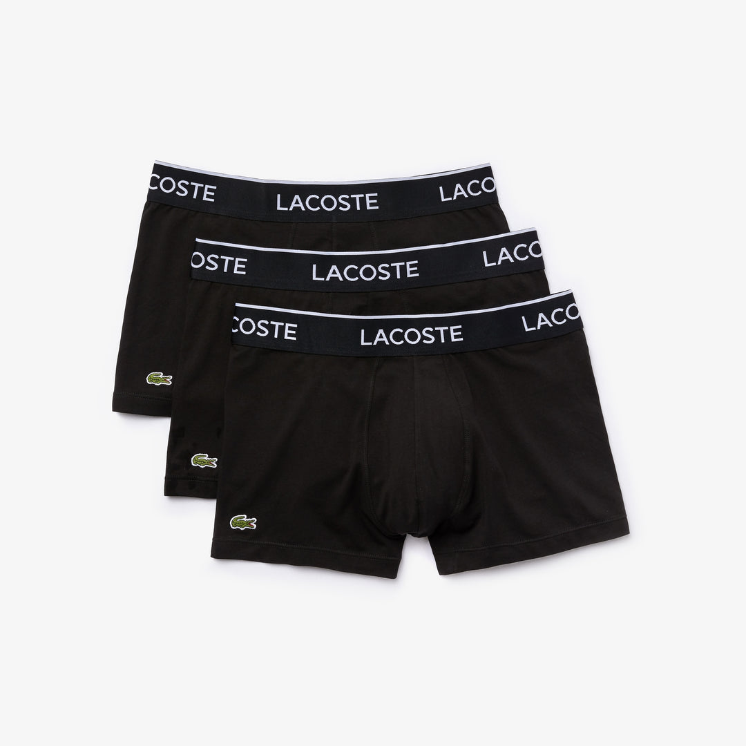 Shop The Latest Collection Of Lacoste Pack Of 3 Casual Black Boxer Briefs - 5H3389 In Lebanon
