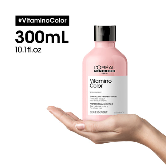 Vitamino Color Shampoo With Resveratrol For Color-Treated Hair Serie Expert 300Ml